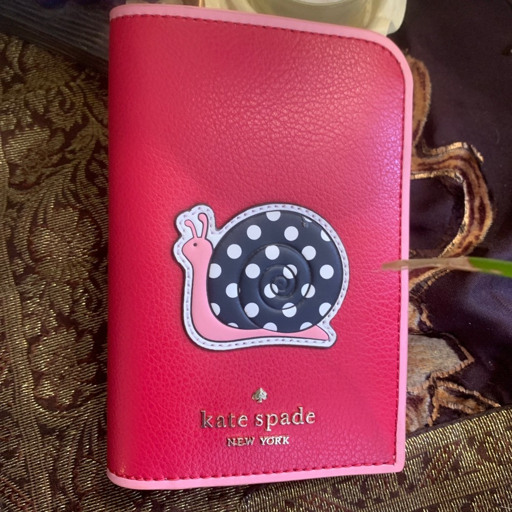 Authentic Kate Spade leather Snail card/Passport